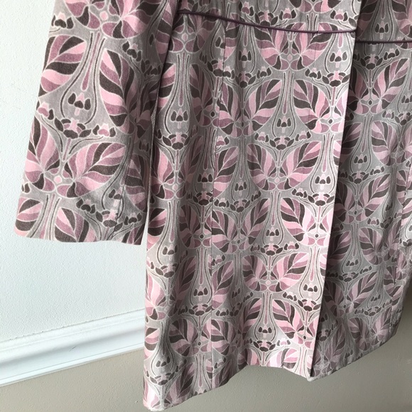 Velvet Retro Style Trench Coat - Picture 4 of 8